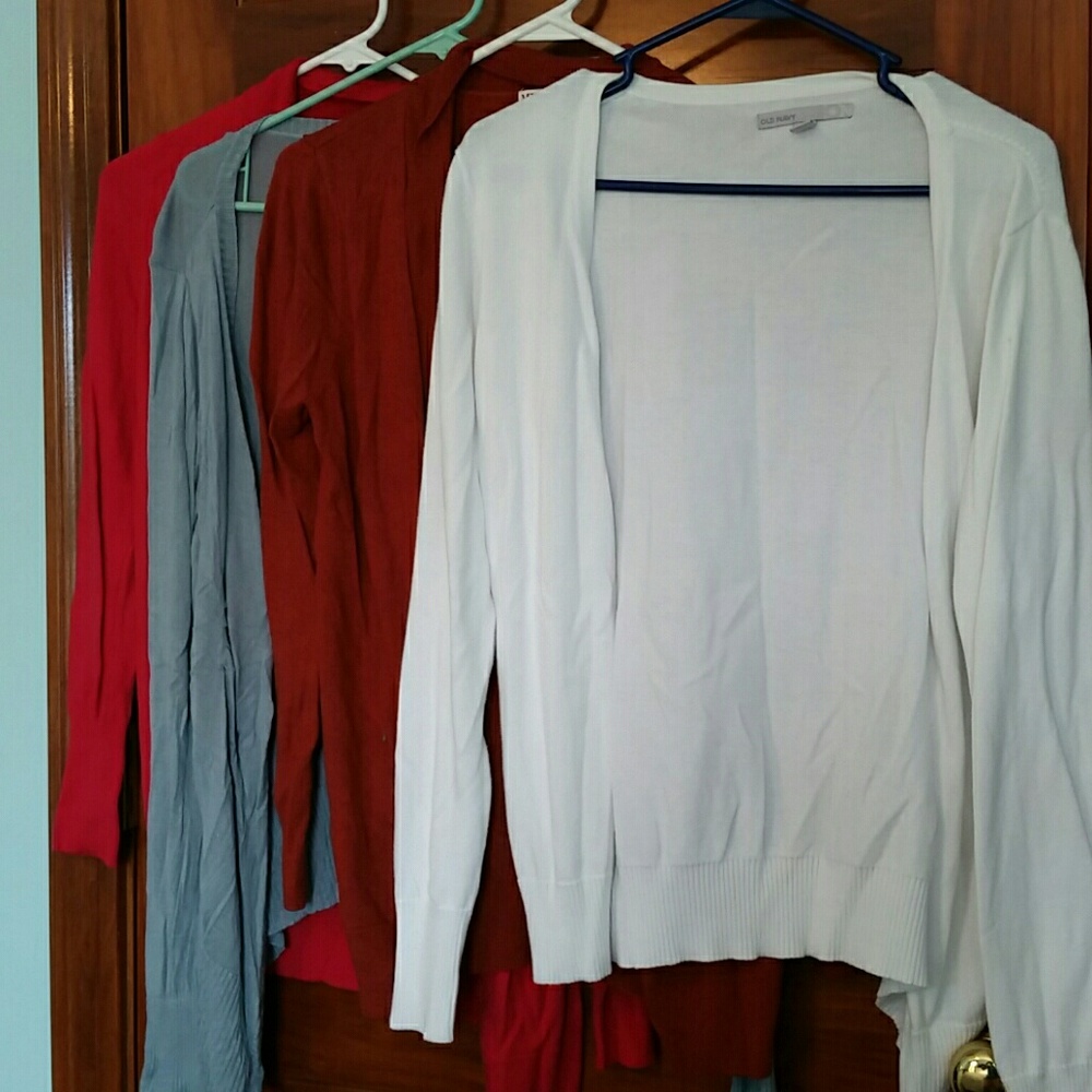 4 large cardigan sweaters